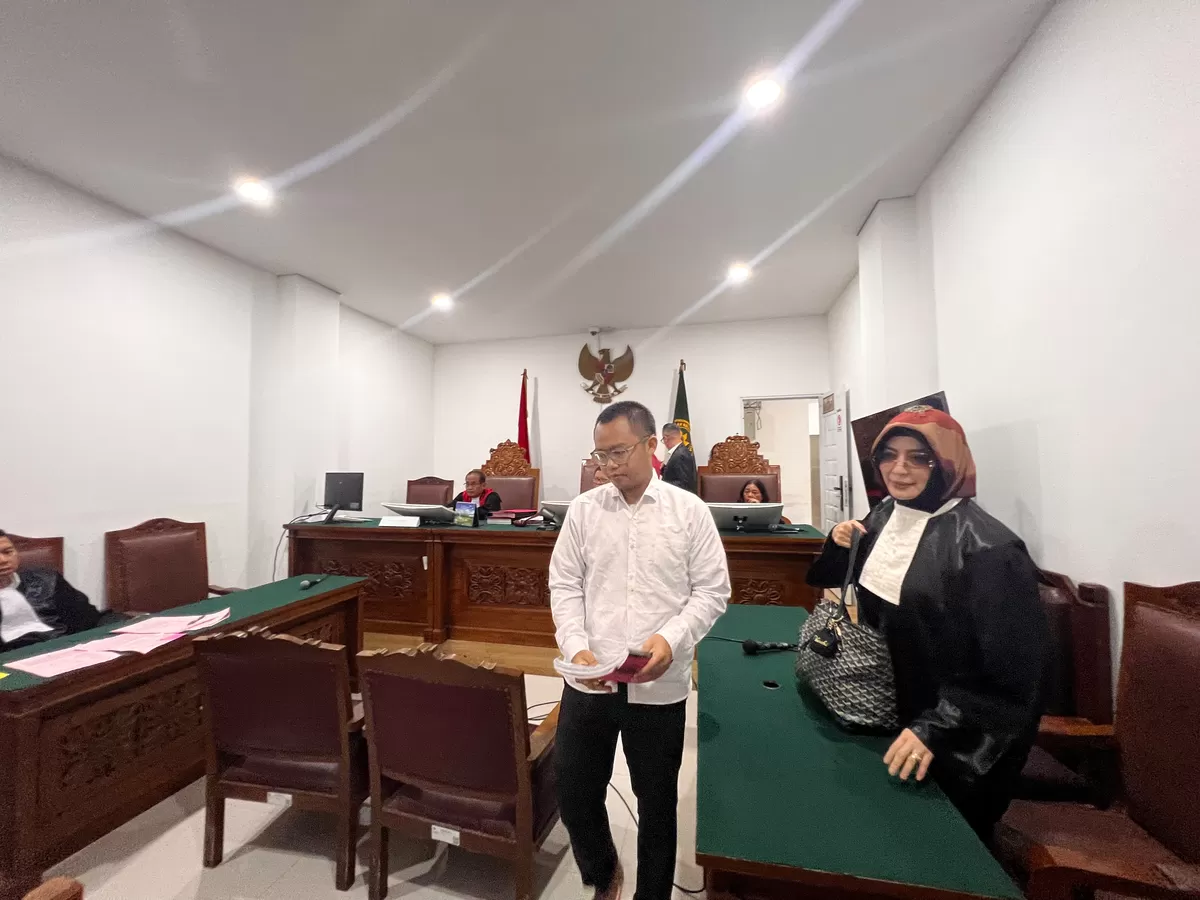 Wa Ode Nur Zaenab Kuasa hukum terdakwa ketika di ruang sidang Pengadilan Negeri Jakarta Selatan  (Istimewa)