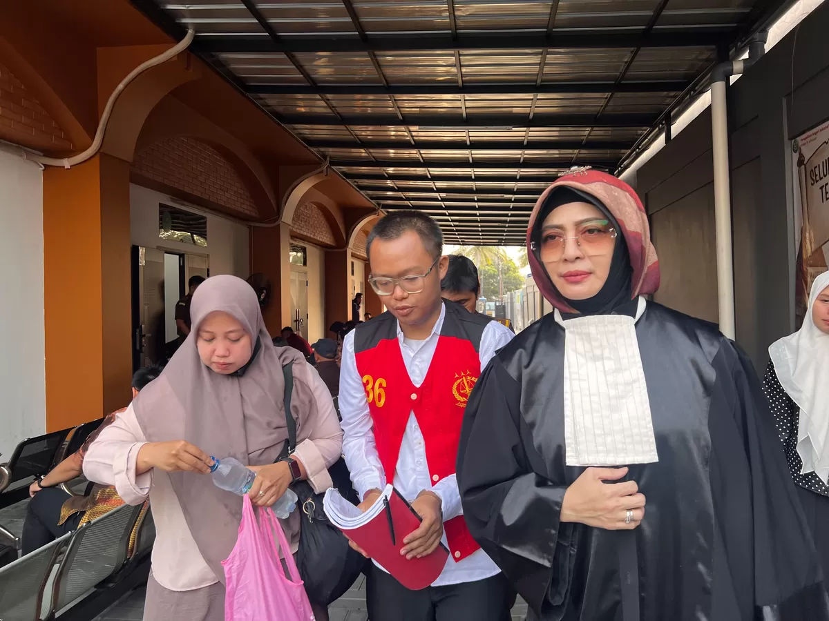 Wa Ode Nur Zaenab Kuasa hukum terdakwa ketika mendampingi di Pengadilan Negeri Jakarta Selatan  (Istimewa)