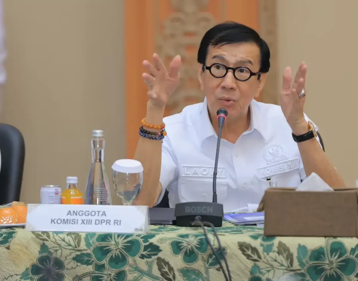 Prof Yasonna Hamonangan Laoly anggota Komisi XIII DPR RI fraksi PDIP  (Istimewa)