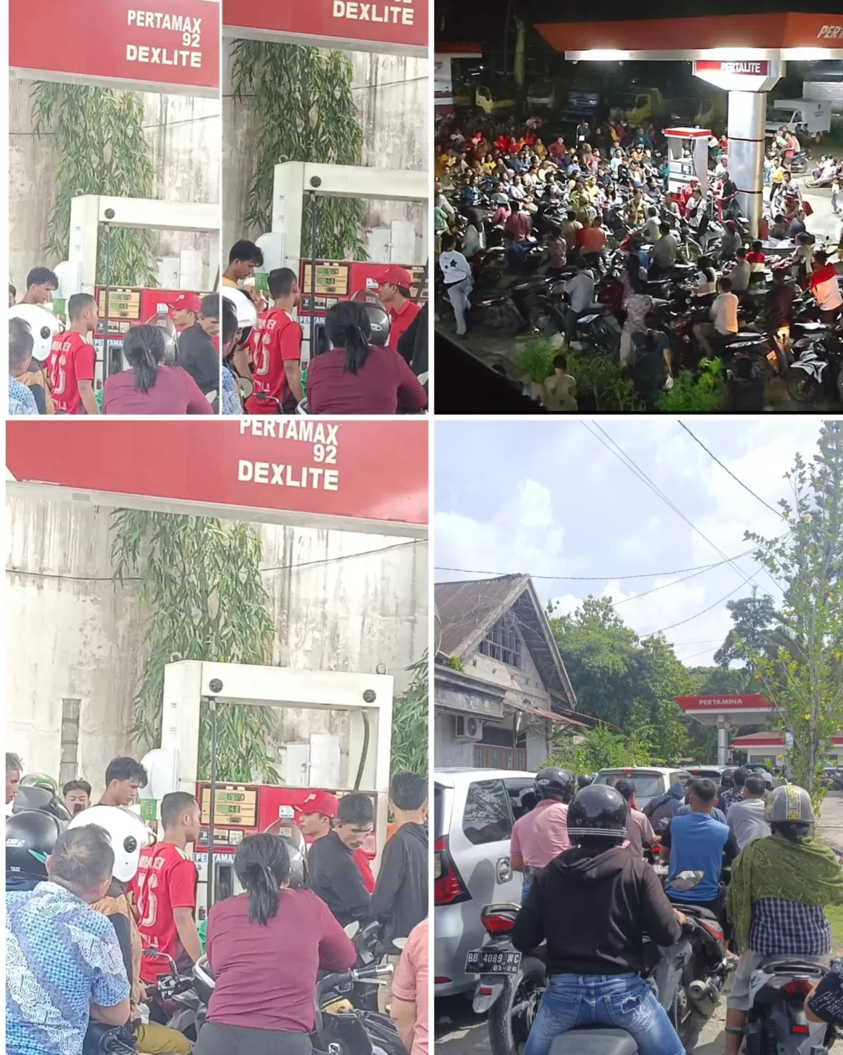 Masyarakat Nias Selatan Berjam - jam Untuk mendapatkan Pertamax akibay di beberpa spsbu di Nias Selatan Kelangkaan BBM subsidi  jenis Pertalite di setiap SPBU di Nias Selatan.  Dokumentasi di Dua SPBU