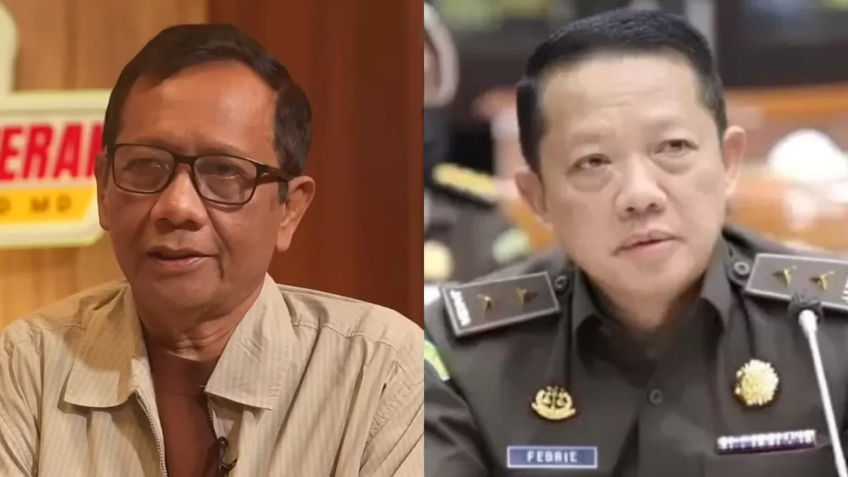 Mahfud MD menyoroti proses penahanan eks Jampidsus Febrie Adriansyah tanpa mengenakan rompi pink Kejagung. ((YouTube/Mahfud MD Official - Kejagung))
