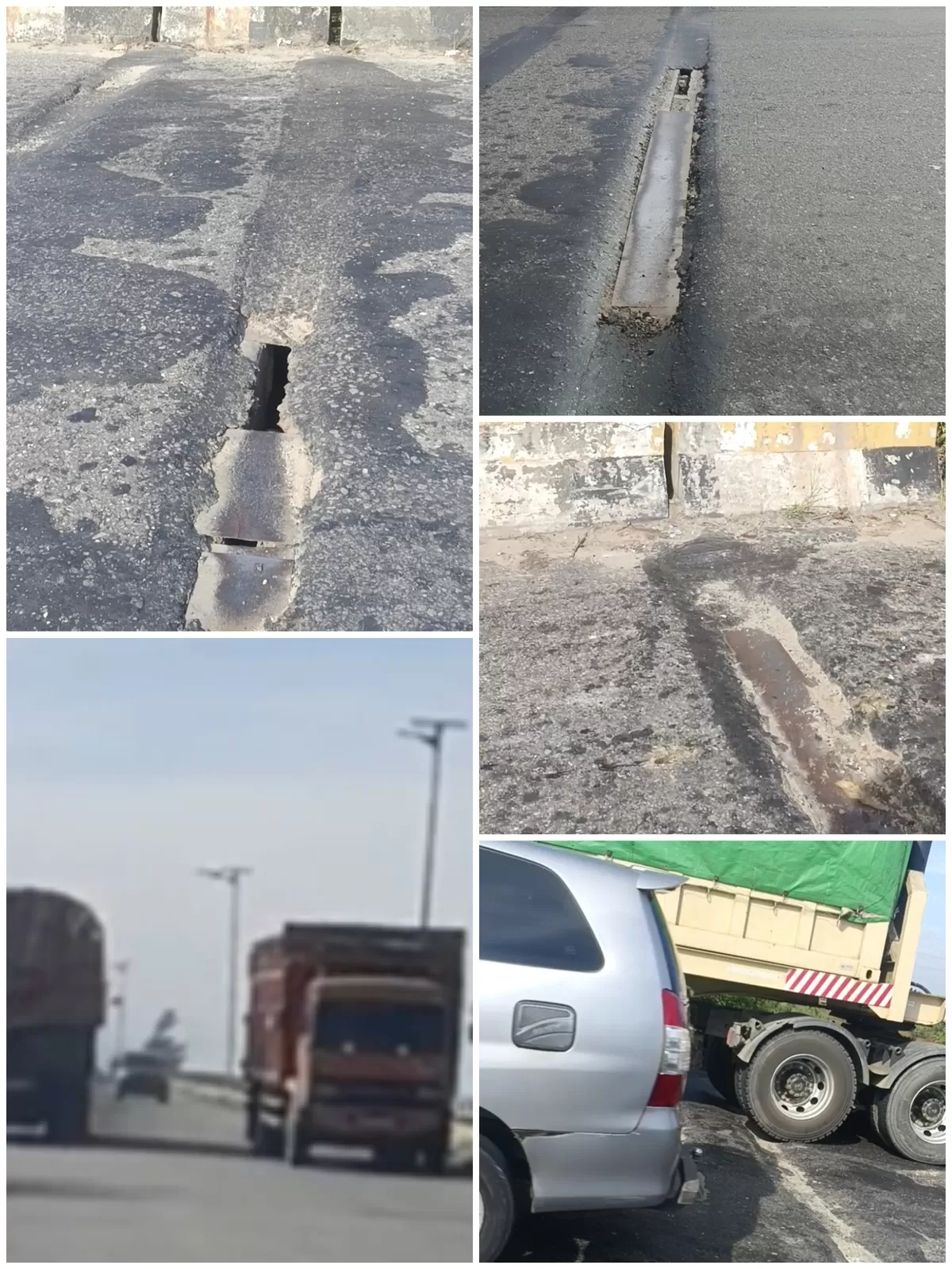 Situasi jembatan dan Kendaraan yang lebih kapasitas 8 ton, ( 35-45 ton) 