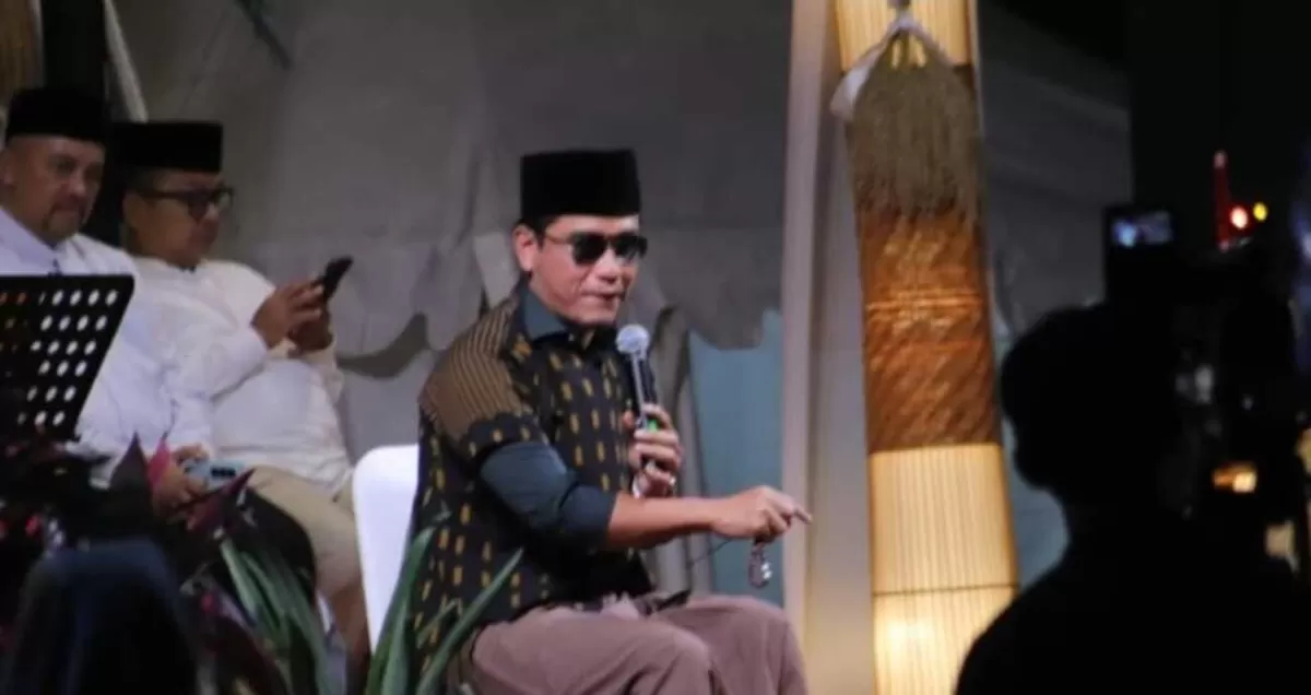 Gus Miftah memberikan pandangannya menjelang Muktamar NU di Tambakberas, Jombang. (Dok. Istimewa)