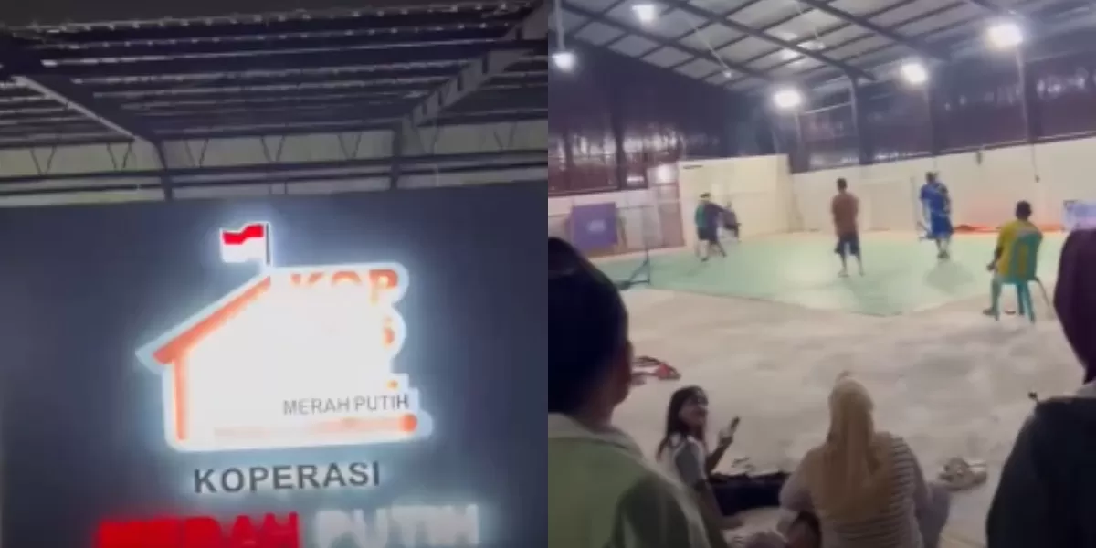 Menyoroti tanggapan Menteri Koperasi (Menkop), Ferry Juliantono terkait viralnya Kopdes Merah Putih di Cilacap yang dipakai main badminton. (Instagram.com/@nowdots)
