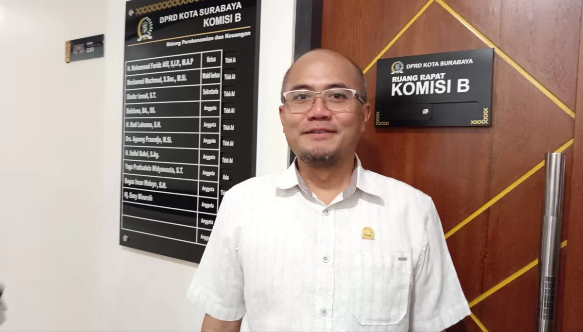 Anggota Komisi B DPRD Surabaya dari Fraksi PSI, Yuga Pratisabda Widyawasta