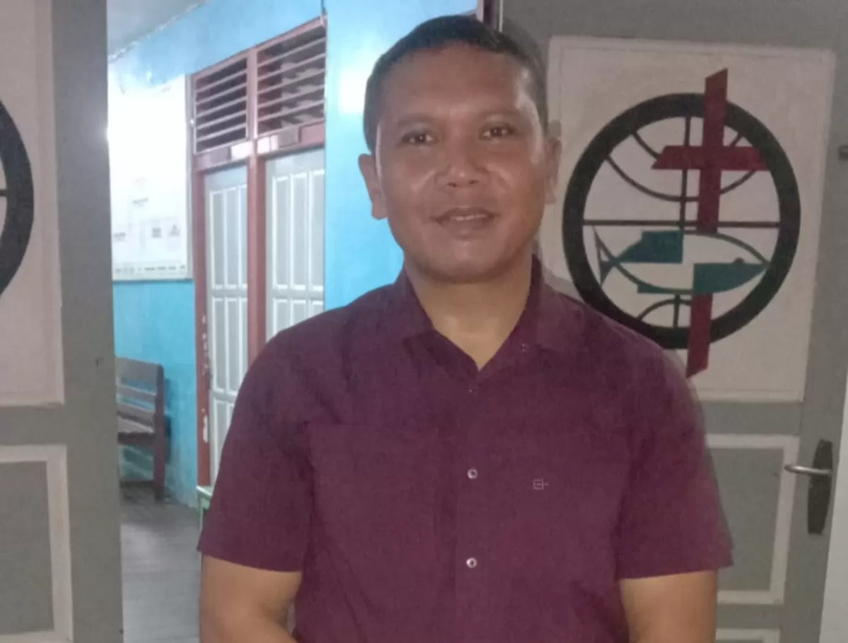 Komandan Kodim 1206 Putussibau, Letnan Kolonel Arm Andreas Prabowo Putro.  (FN Ndraha)