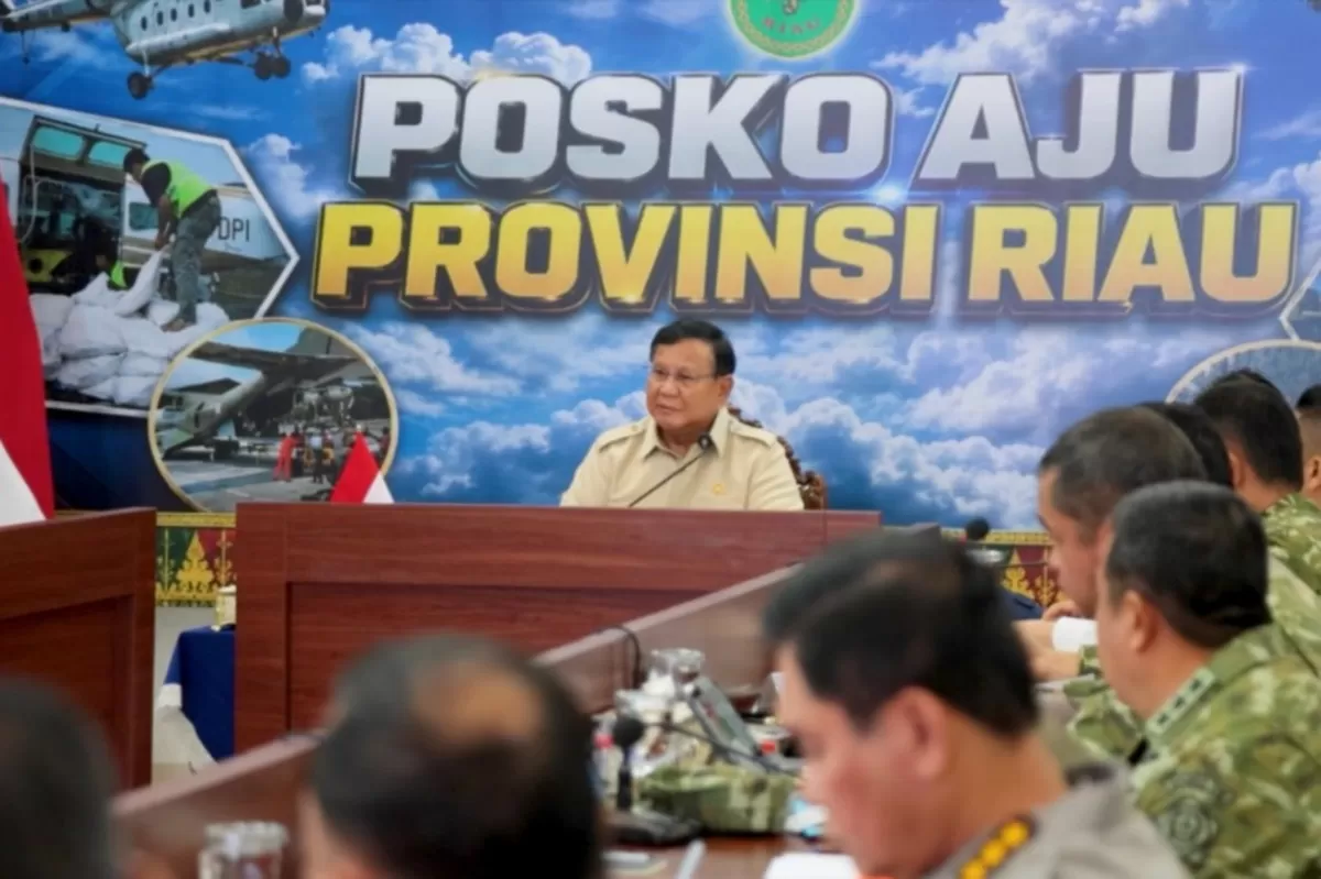 Presiden Prabowo Subianto, melakukan kunjungan ke Sumatera guna peninjauan langsung karhutla pada, Senin,  24 Agustus 2026. (Dokumentasi Bakom RI)
