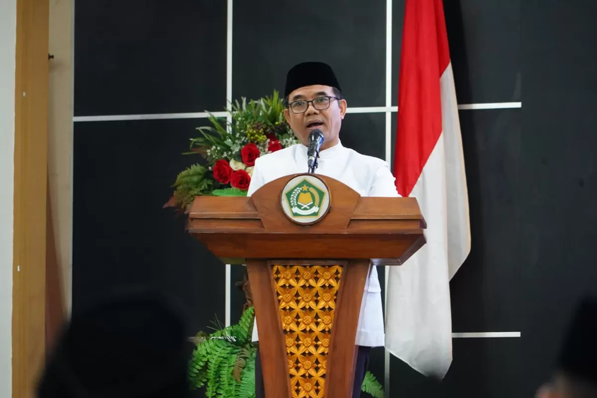 Caption foto: Kemenag Jatim mengapresiasi kesiapan 99 titik masjid, musala, dan kantor NU di Jombang untuk menyambut muktamirin Muktamar NU ke-35 pada 27&ndash;31 Agustus 2026.