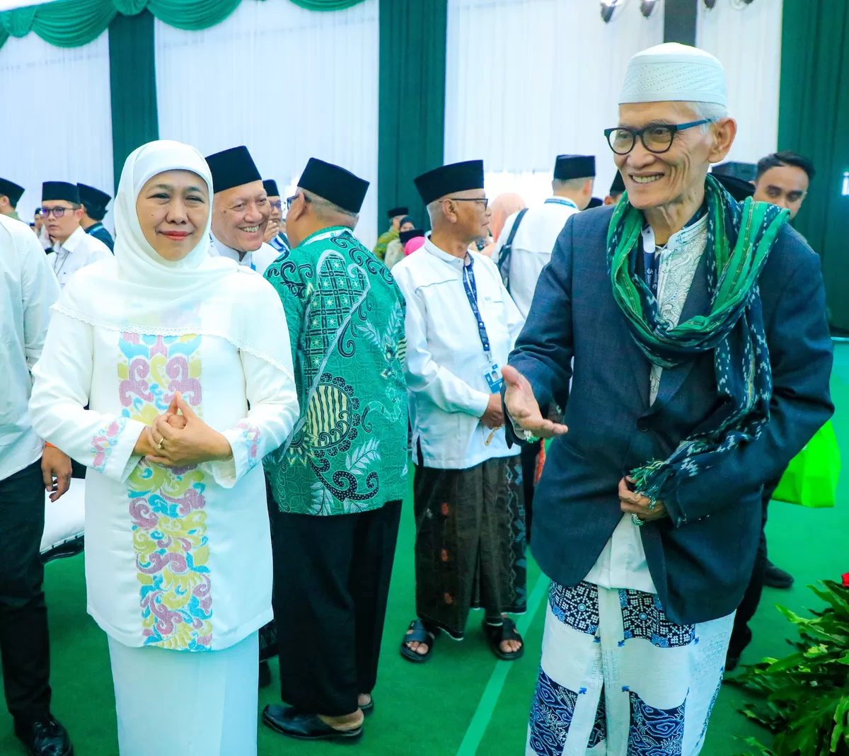 Caption foto: Khofifah berharap kepemimpinan baru PBNU menjaga soliditas NU, memperkuat ekonomi umat, dan meningkatkan sinergi dengan Pemprov Jawa Timur.