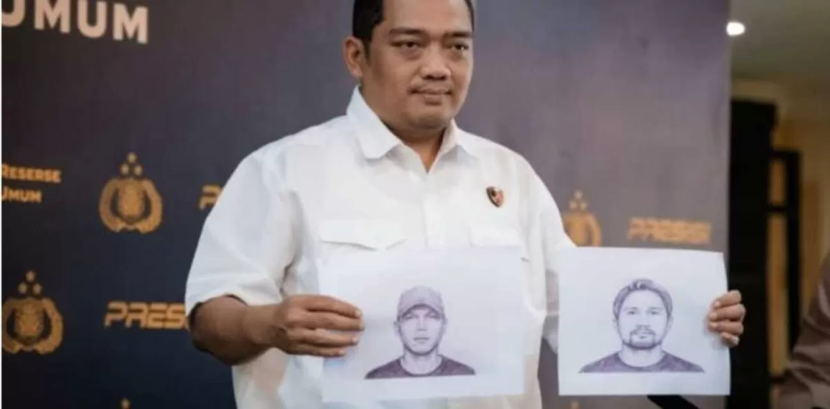 Polda Metro Jaya ungkap sketsa wajah terduga pelaku pengeroyokan Bambang Setiawan, warga Pejompongan, Jakarta Pusat yang tewas pada 27 Agustus 2026 lalu. (Polda Metro Jaya)