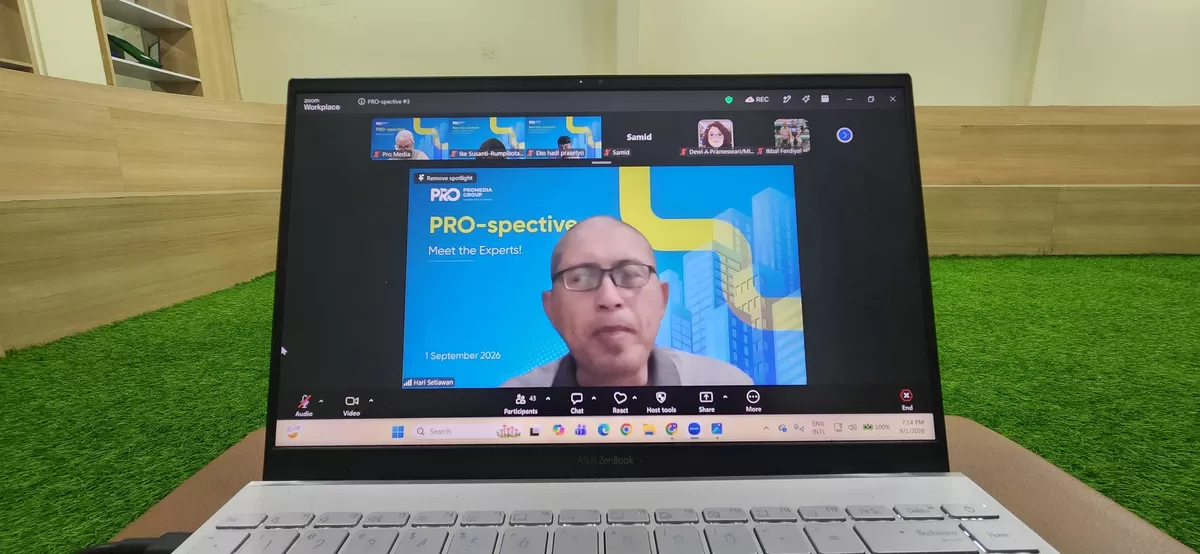 PRO-spective edisi #2 bersama Hari Setiawan dari JatimNetwork.com, KabarBaitullah.com, dan WarnaNusa.com. (Dok. Promedia)