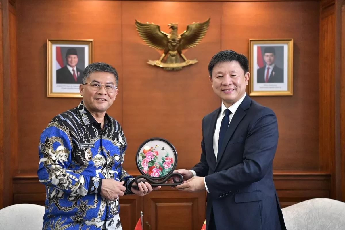 Wakil Gubernur Jawa Barat Erwan Setiawan menerima kunjungan delegasi Provinsi Henan, Republik Rakyat Tiongkok