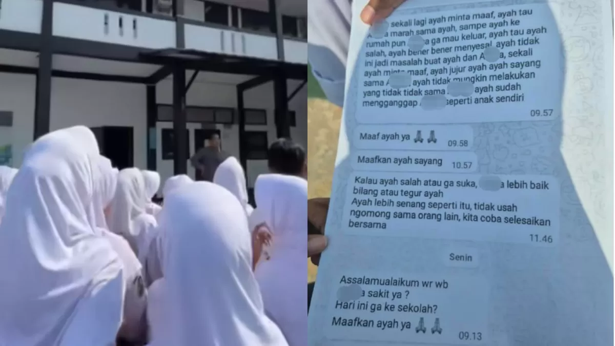 Dugaan pelecehan oknum guru SMAN 1 Pamanukan yang berujung penetapan tersangka dan penahanan. (Instagram.com/@infojalurpantura_)