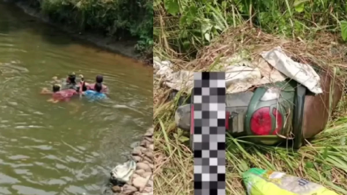 Penemuan jasad relawan SPPG di Bengkulu di dasar Sungai Kampung Bahari usai dilaporkan hilang. (Instagram.com/@polres_kota_bengkulu)
