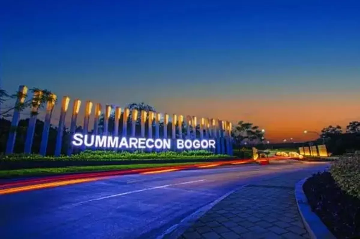Kawasan Summarecon Bogor di Kabupaten Bogor, Jawa Barat. Saham Summarecon Agung bergerak di kisaran Rp288&ndash;Rp294 pada perdagangan Kamis setelah gagal mempertahankan penguatan sehari sebelumnya.  (Summarecon Agung)