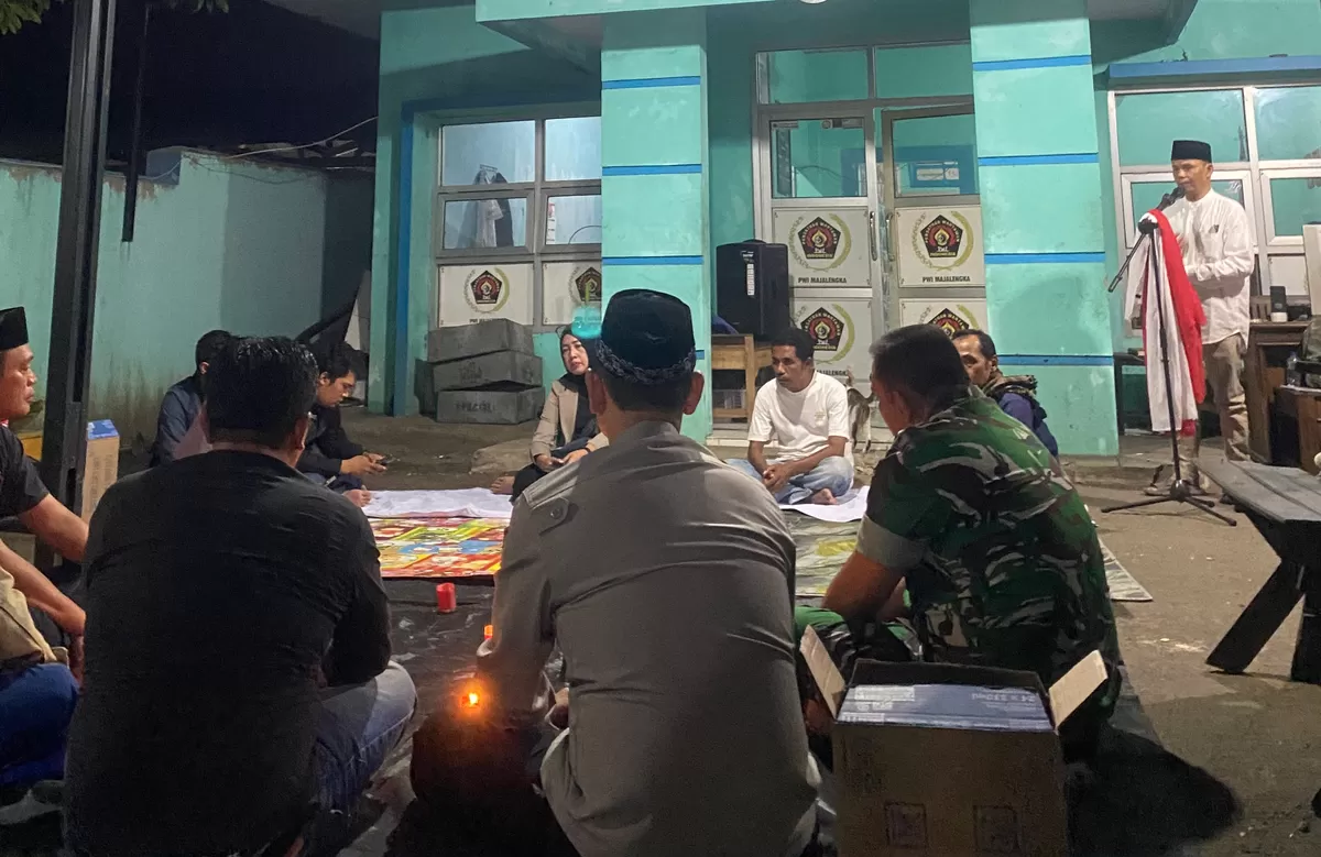 PWI Kabupaten Majalengka ketika menggelar doa bersama, pada Sabtu (19/9/2026) (Jilly Ortega Nawacita)
