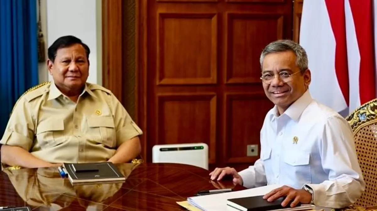 Menkeu Suahasil Nazara ketika menemui Presiden Republik Indonesia Prabowo Subianto, Selasa (22/9/2026). (Dok. Kemenkeu)