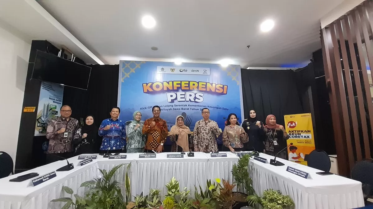 Dokumentasi konferensi pers Kemenkeu I Wilayah Jawa Barat. (Media Nawacita Indonesia)