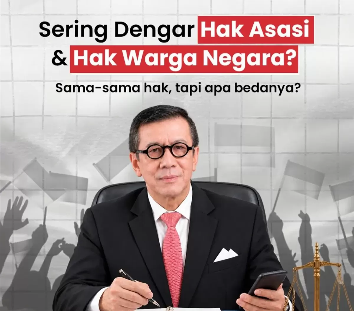 Yasonna Hamonangan Laoly anggota Komisi XIII DPR RI fraksi PDI Perjuangan. (Instagram.com/ Yasonna Laoly)