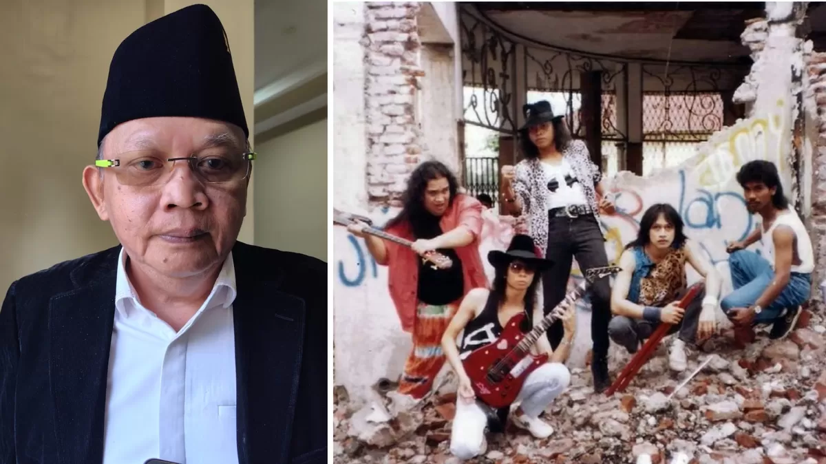 Vokalis band rock Big Panzer sekaligus anggota DPRD Surabaya, Tri Didik Adiono atau akrab disapa Didik Bledek