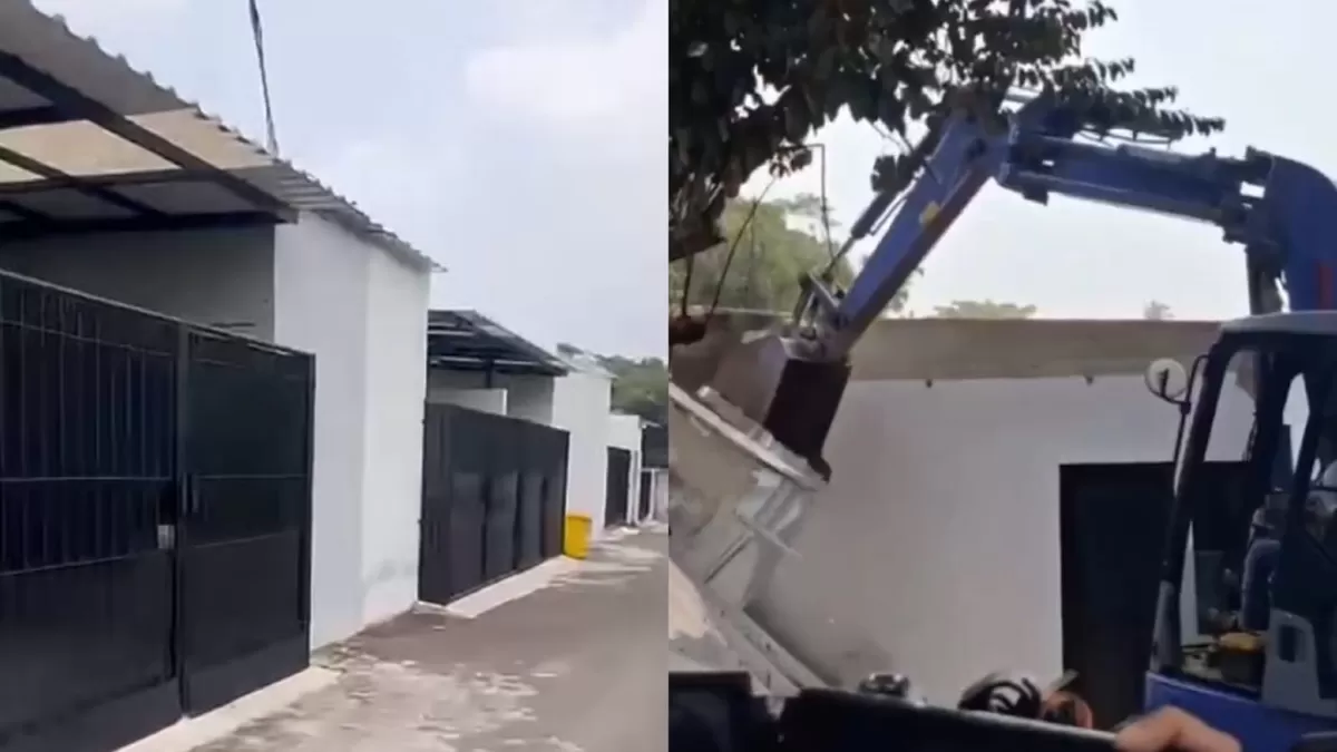 Menyoroti fakta terbaru terkait rumah mewah di Lapas Cibinong yang kini mulai dibongkar. (Ombudsman-X/arahbaru_x)