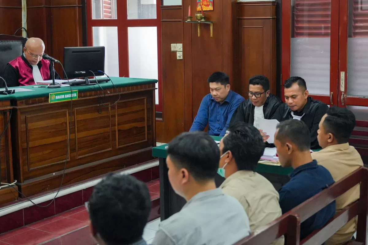 Keterangan Andre menjadi bagian dari pembuktian perkara yang masih berjalan.