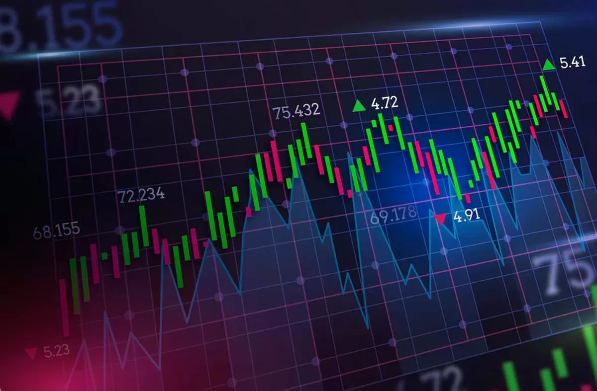 Ilustrasi chart IHSG yang menggambarkan pergerakan indeks saham di pasar modal. (Magnific)