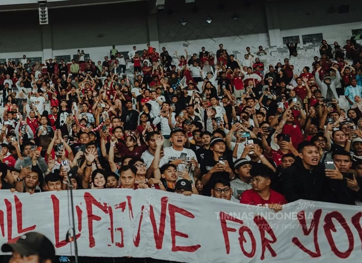 Foto Ilustrasi Stadion Utama Gelora Bung Karno (SUGBK) yang dipadati suporter menjelang final Indonesia vs Thailand. (Instagram.com/@timnasindonesia)