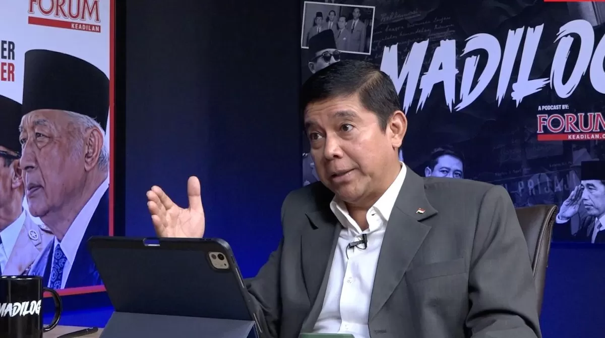 Foto: Prof. Yuddy Chrisnandi saat menjadi narasumber dalam podcast Forum Keadilan TV. (Istimewa)