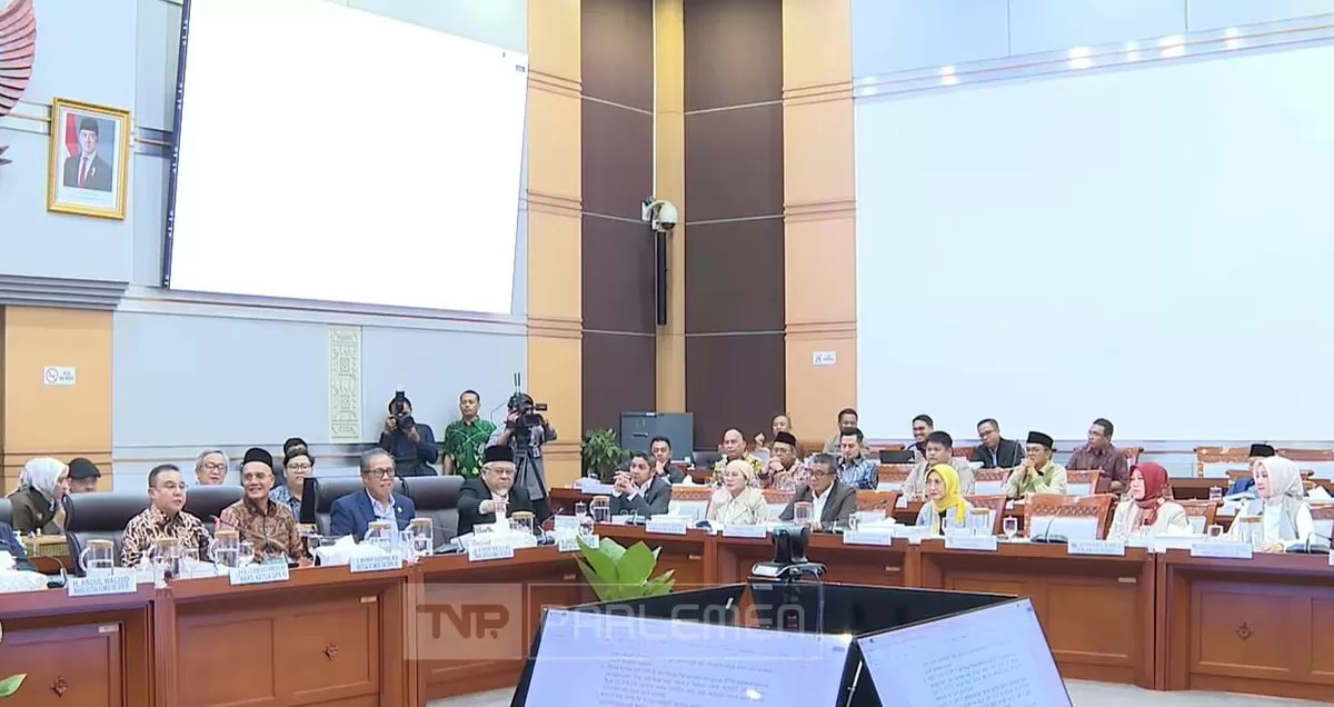 DPR dan Pemerintah sepakati biaya haji 2027. (Tangkapan layar YouTube TV Parlemen)