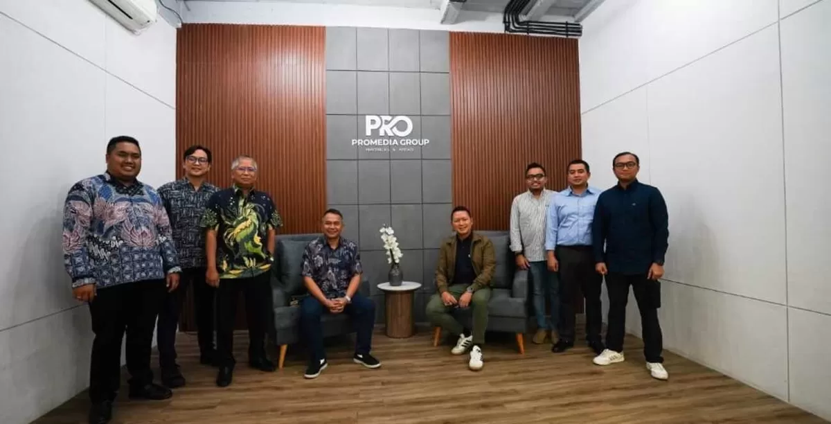Kunjungan BRI ke kantor Promedia Group untuk memperkuat kerja sama publikasi dan menjaga reputasi instansi. (Dok. Promedia)