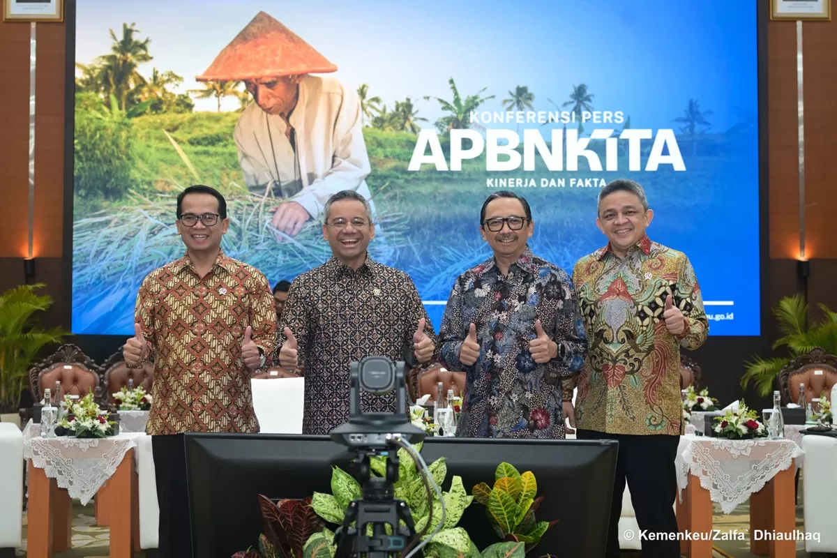 Konferensi pers Kementerian Keuangan Republik Indonesia, Jumat (9/10/2026). (Dok. Kementerian Keuangan)