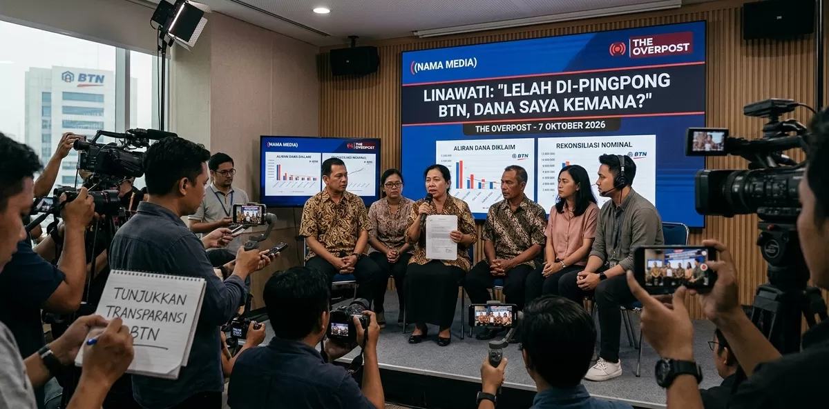 Ilustrasi Nasabah Linawati Menuntut Pengembalian Dana dan Transparansi Komunikasi.  (Ai Gemini)