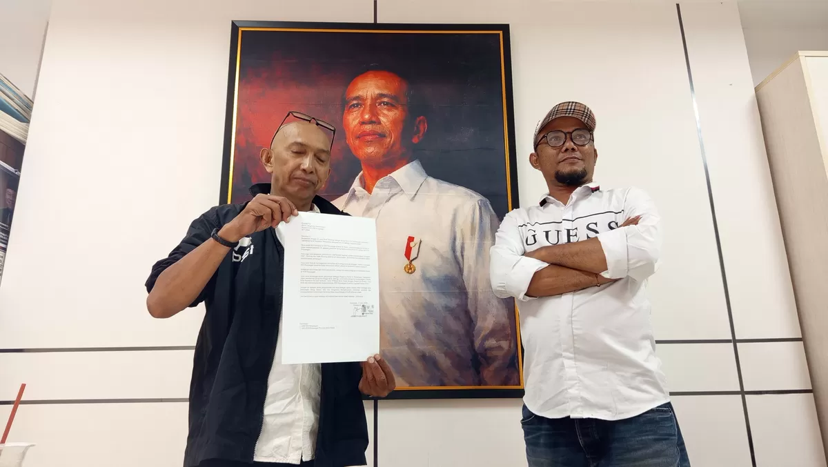 Foto Arief Wirawan dan Rudy Gaol, kader Partai Solidaritas Indonesia