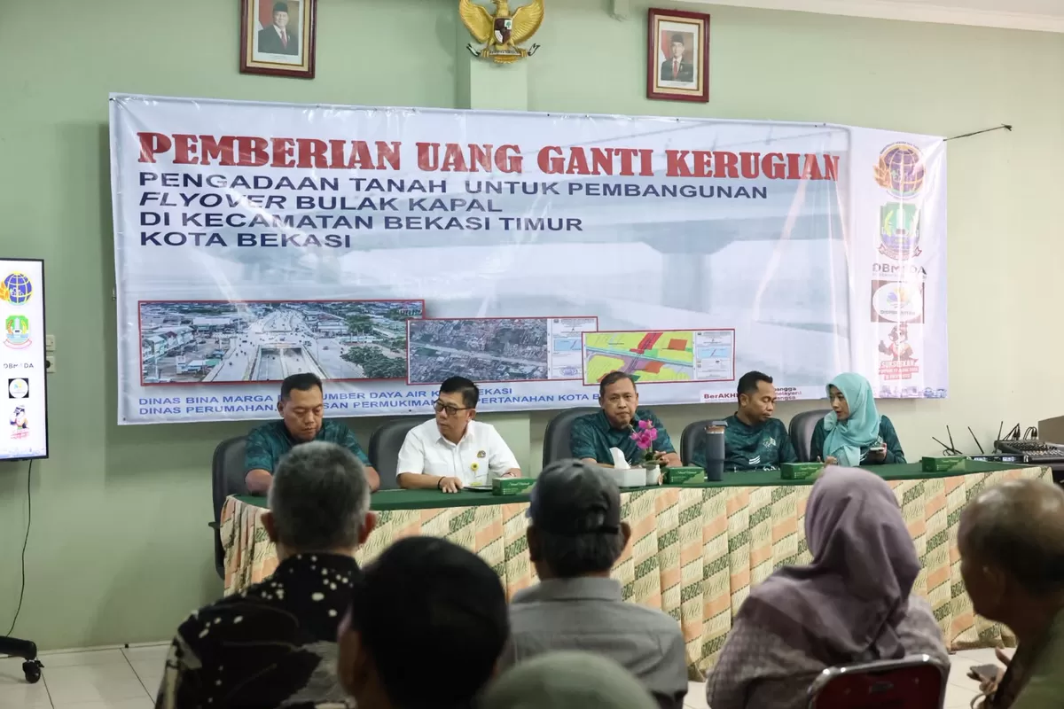 Suasana Pemberian Ganti Rugi Lahan Flyover Bulak Kapal