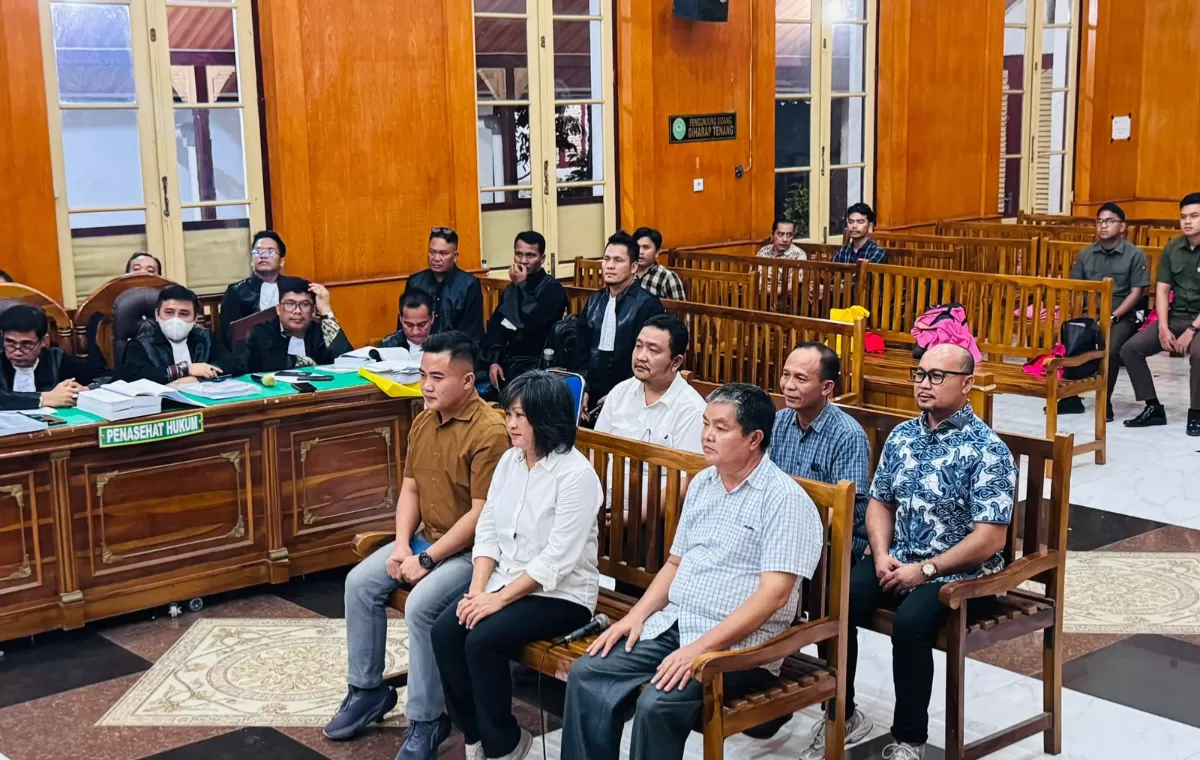 Suasana sidang lanjutan perkara dugaan korupsi pembangunan RSU Kelas D Pratama Kabupaten Nias Tahun Anggaran 2022 di Pengadilan Tipikor pada Pengadilan Negeri Medan, Rabu (21/10/2026).
