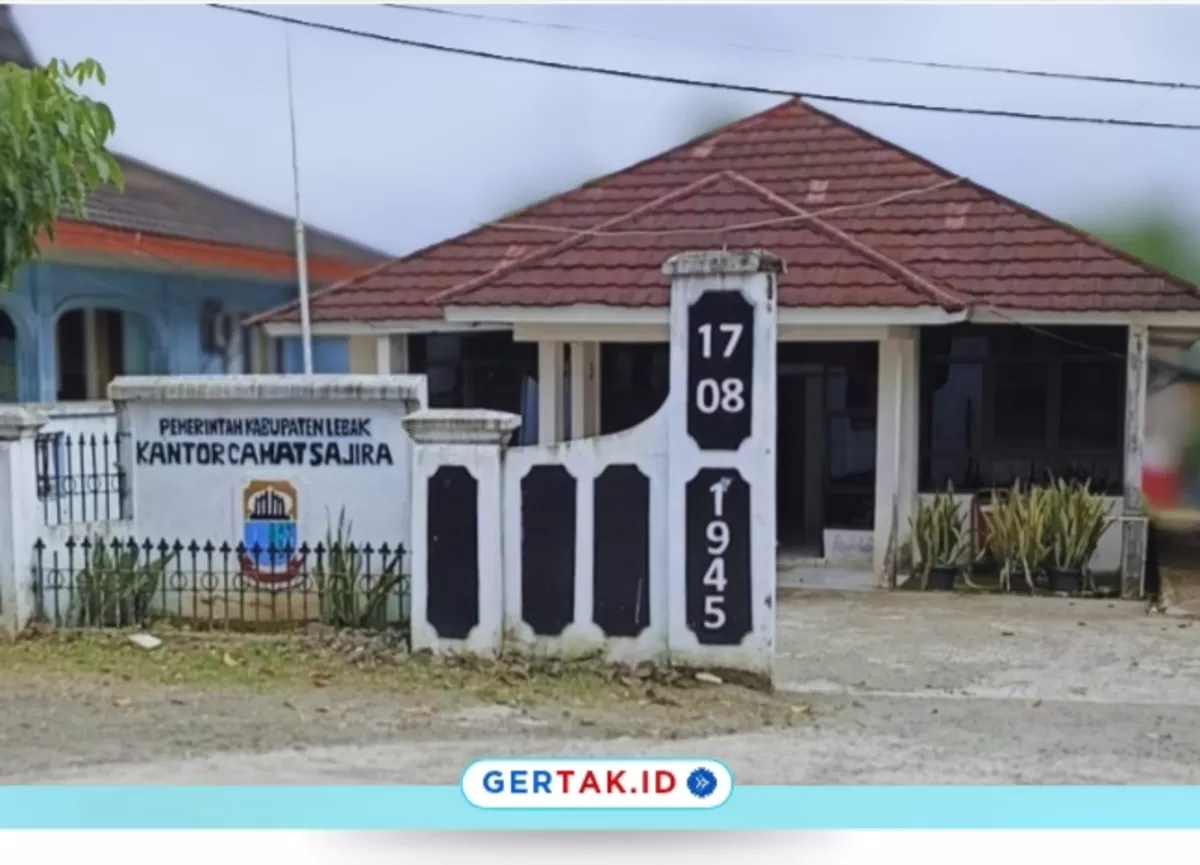 Foto : Kantor Kecamatan Sajira, Kabupaten Lebak./Dok.Gertak.id