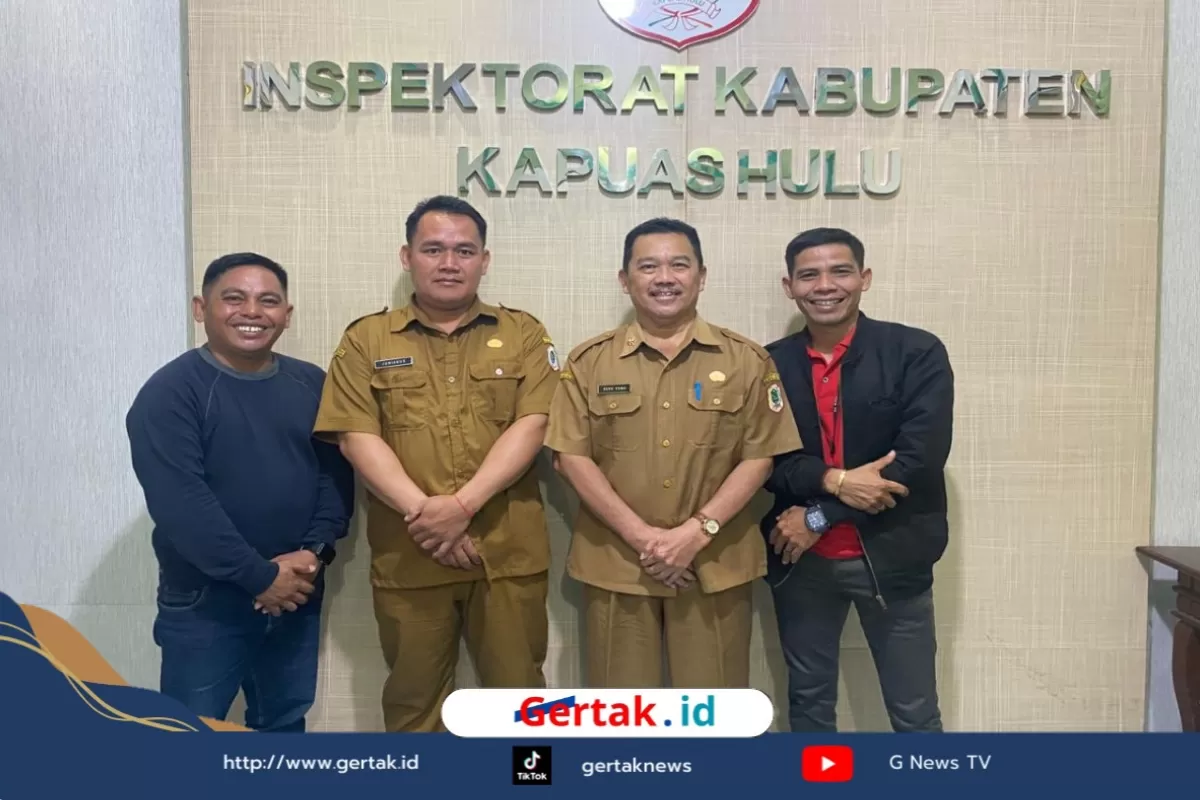 Silaturahmi Insan Pres Dikantor Inspektorat Kapuas Hulu: Media Mitra Strategis  