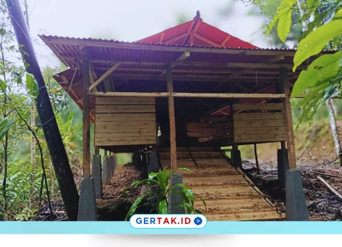 Kandang untuk Jalankan Usaha Penggemukan Domba dalam Program Ketahanan Pangan./Dok.Pemdes Cirompang
