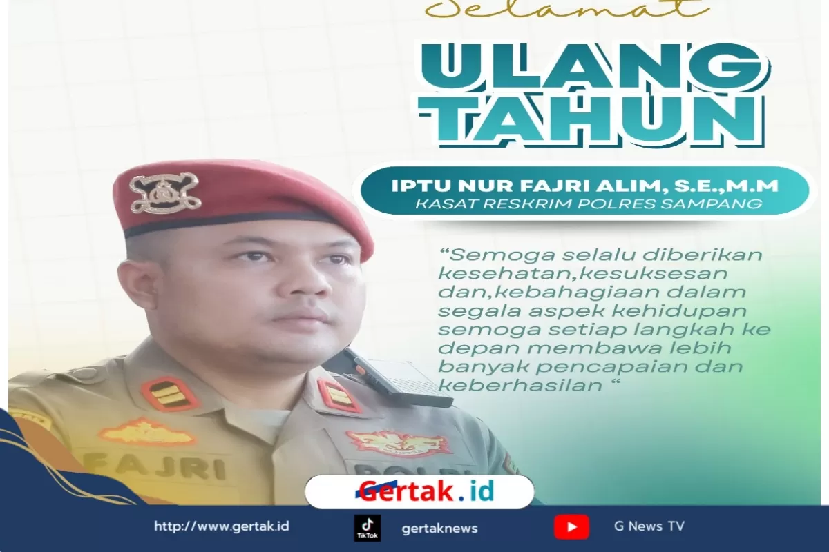 Hangatnya Ulang Tahun Kasat Reskrim Polres Sampang, Dari Cinta Keluarga Hingga Dukungan Media  