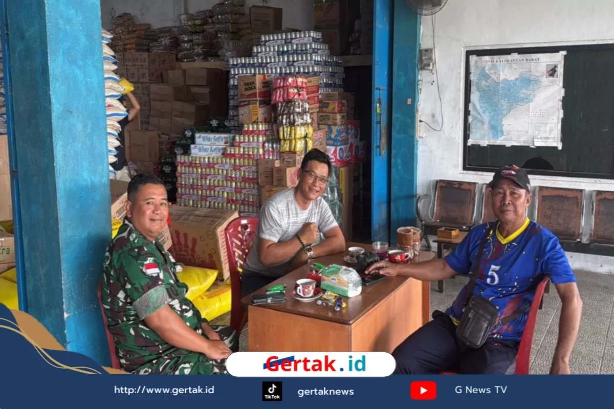 Jaga Stabilitas Harga, Danramil Kelam Permai Gandeng Media Pantau Stok Sembako  