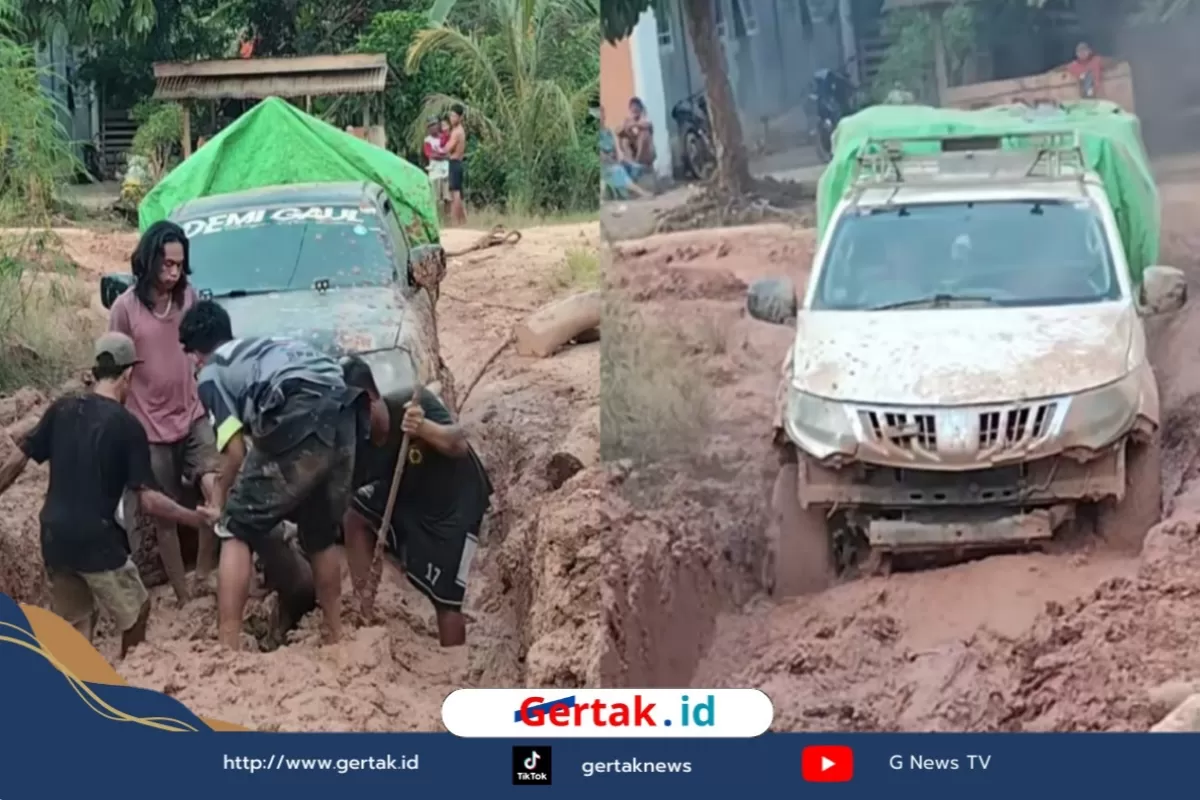 Jalan Rusak dan Berlumpur di Kabupaten Sintang, Warga Hanya Ingin Tagih Janji Perbaikan