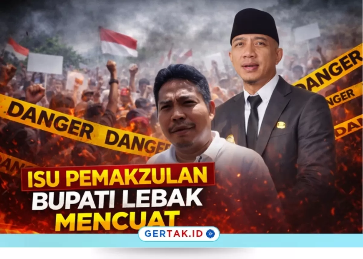 Tokoh Pemuda Lebak Serukan Pemakzulan Bupati./Dok.Gertak.id