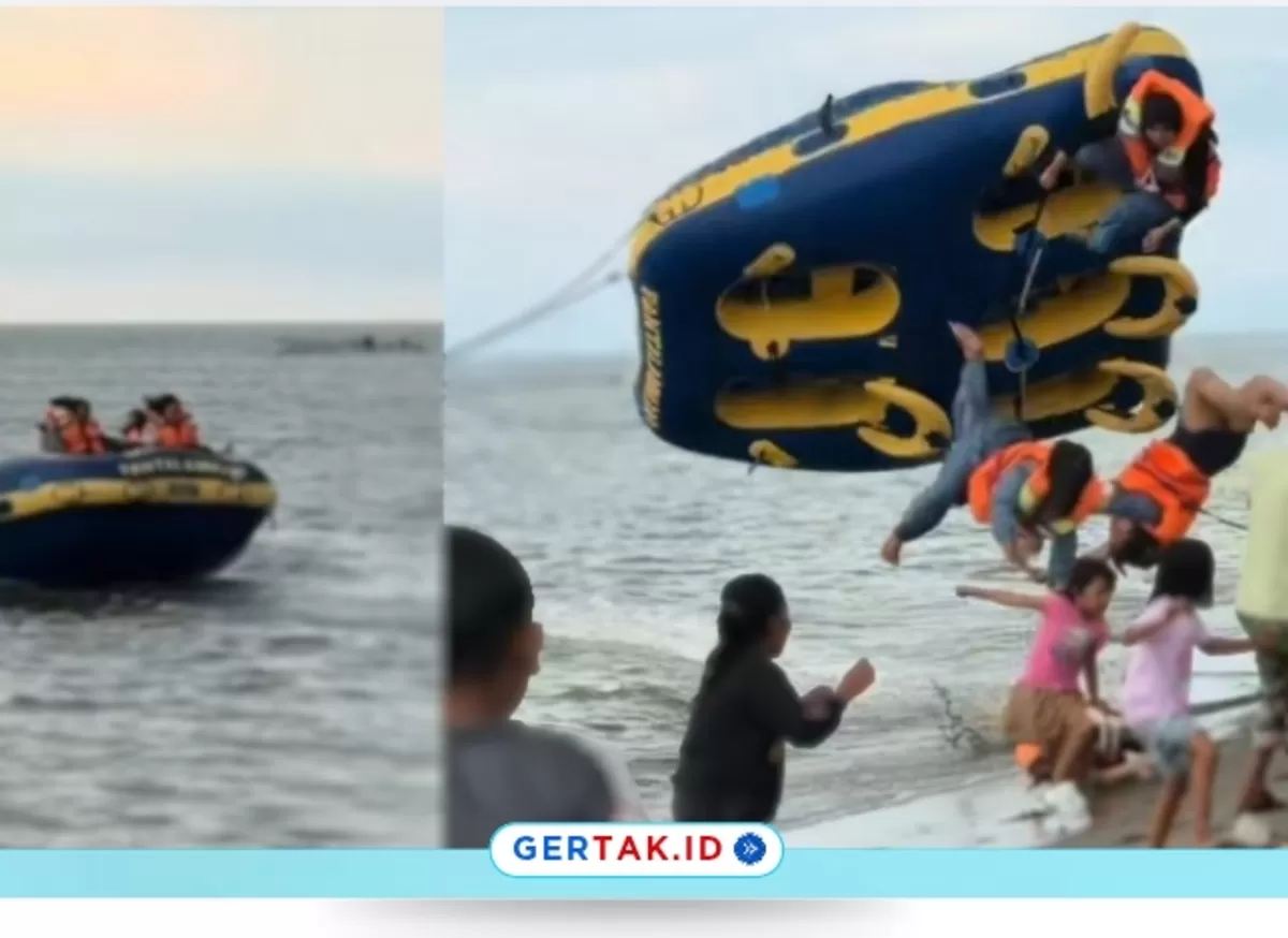 Insiden Wahana Donat Boat di Pantai Ammani Pinrang Viral, Korban Mengaku Alami Nyeri dan Memar./Dok.TikTok/@esztycomell)
