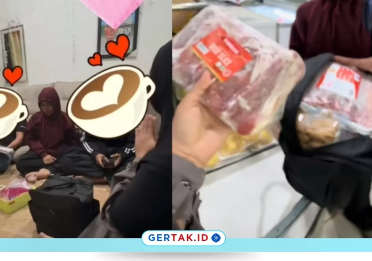 Screenshot Video saat pemilik toko frozen food tangkap pelanggan yang mengutil di tempat usahanya. (TikTok/aishfrozenfood)