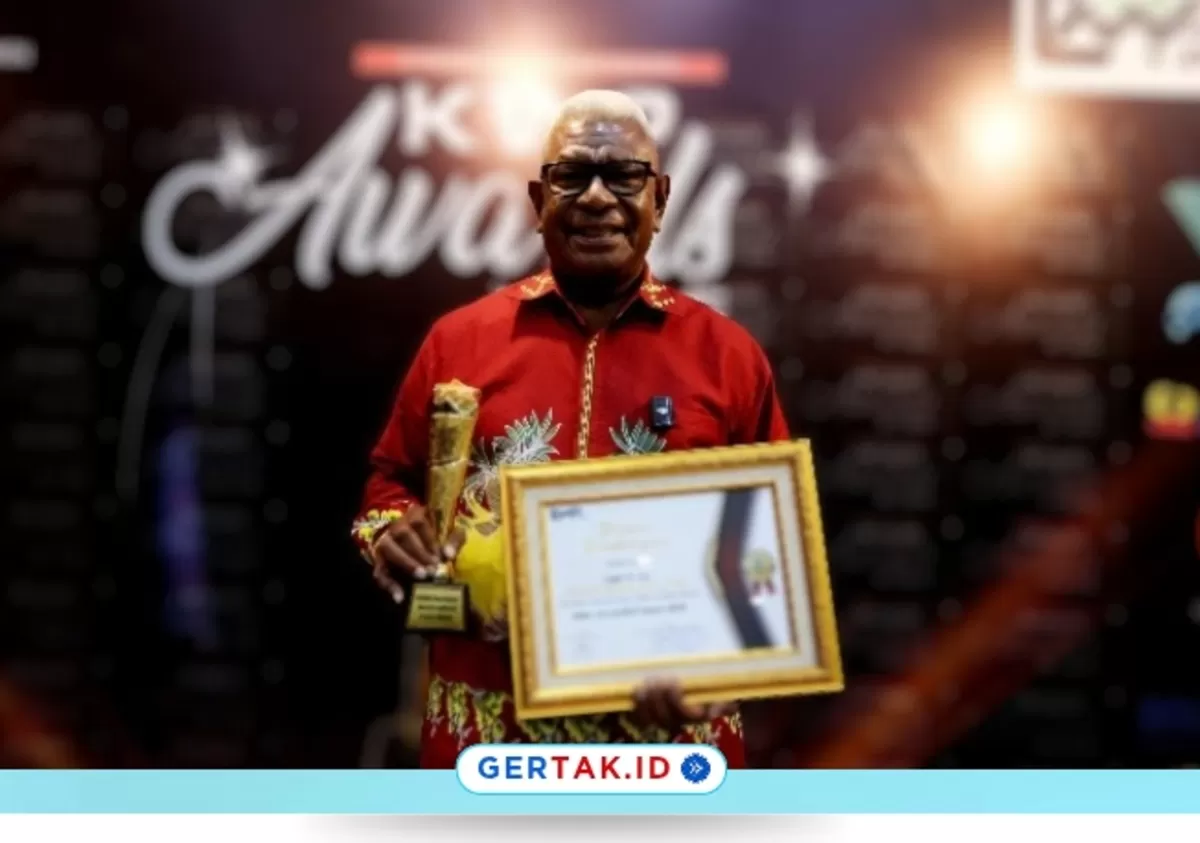 Johannes Rettob Terima KWP Award 2026 di Senayan, Jadi Motivasi Bangun Mimika./Dok.JPromdia