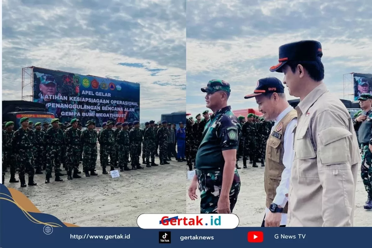 Kogabwilhan I Gelar Latihan, Bengkulu Matangkan Penanganan Bencana Megathrust