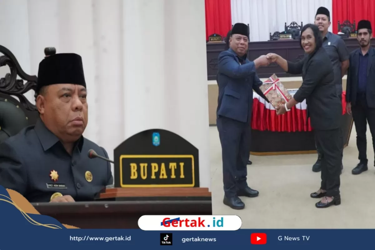 DPRD Halut Serahkan Catatan LKPJ Kepada Pemda Halmahera Utara/Tahun Anggaran 2025  