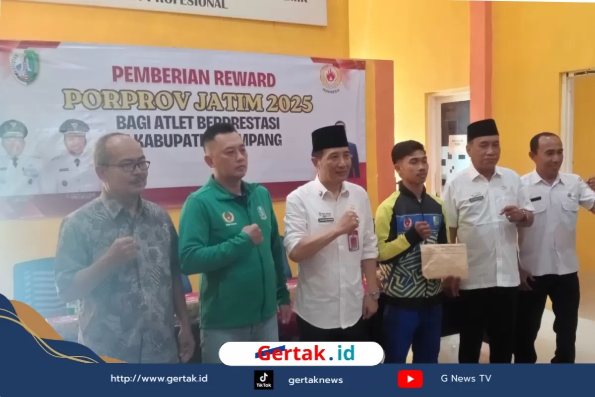 KONI Sampang Beri 41 Reward Atlet Berprestasi Dari 34 Cabor Porprov Jatim 2025 