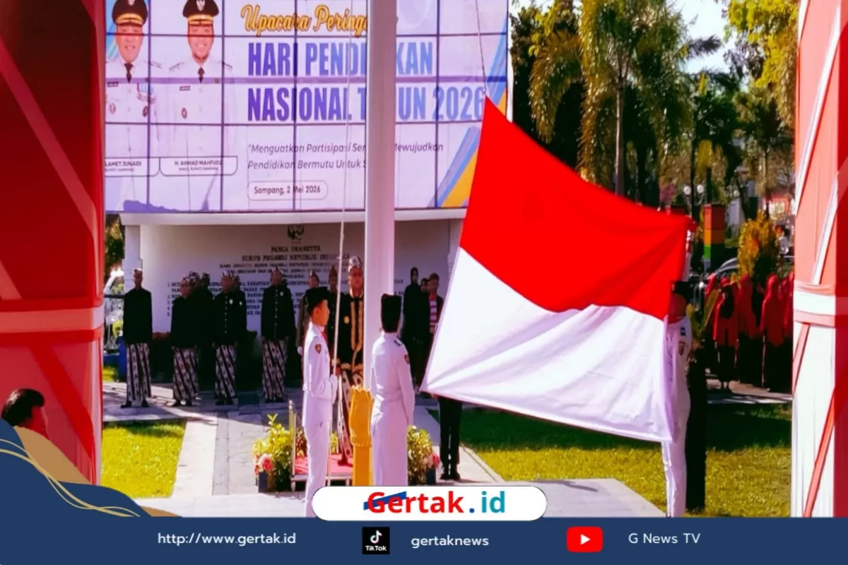 Wabup Sampang Pimpin Upacara Hardiknas &ldquo;Menguatkan Partisipasi Semesta Mewujudkan Pendidikan Bermutu untuk Semua&rdquo;  